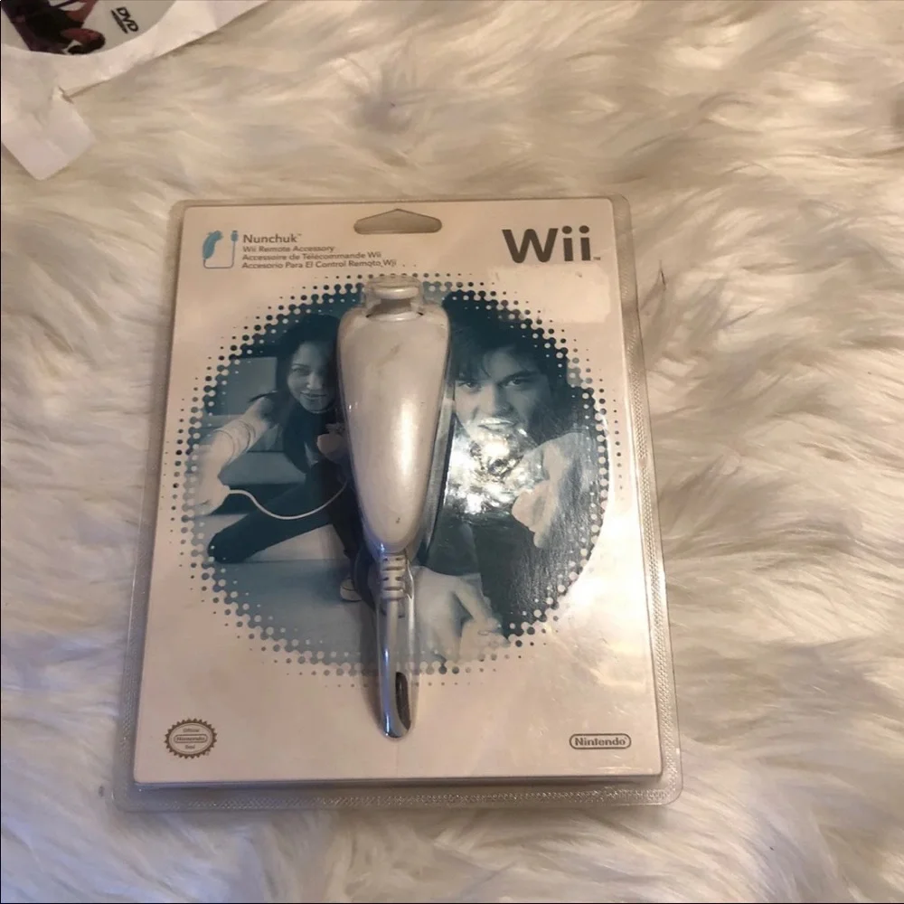 Nintendo WII Nunchuck Remote Accessory White